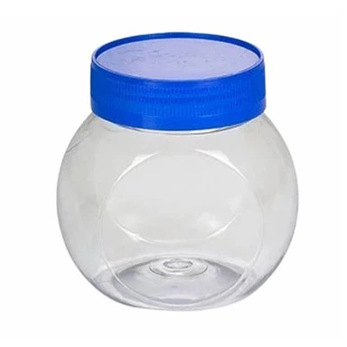 PET ümmargused plastpudelid kommikonteinerid